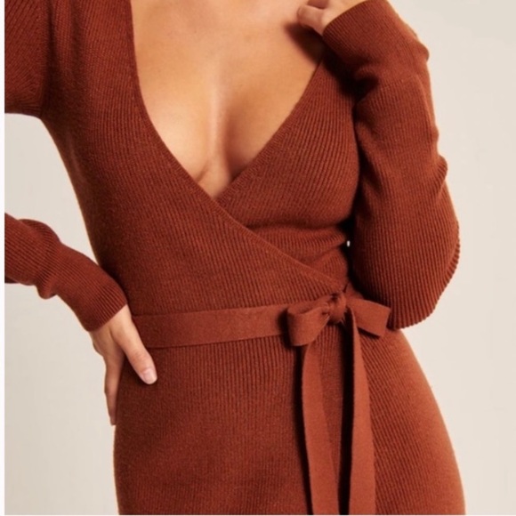 Wrap-Front Midi Dress in Black - Picture 8 of 10